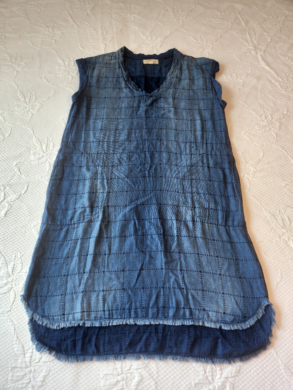 cloth & stone Indigo Textured Tunic